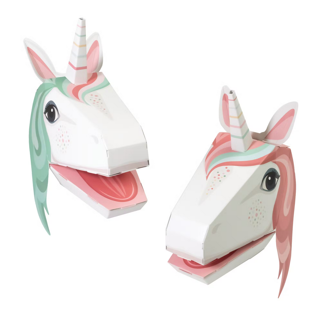 Marioneta de papel Unicornio